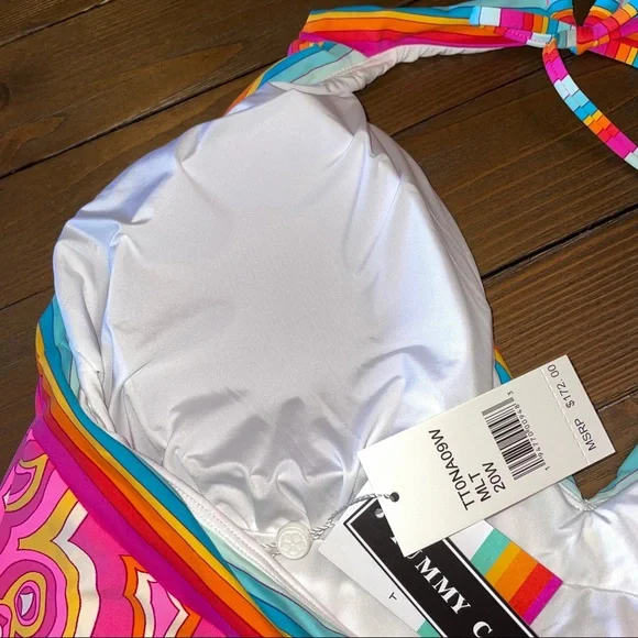 NWT Trina Turk Morning Sunrise one piece swimsuit size 20W - Picture 8 of 9